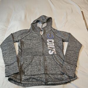 Women's NFL Team Apparel Colts Zip up Hoodie Jacket Size Small